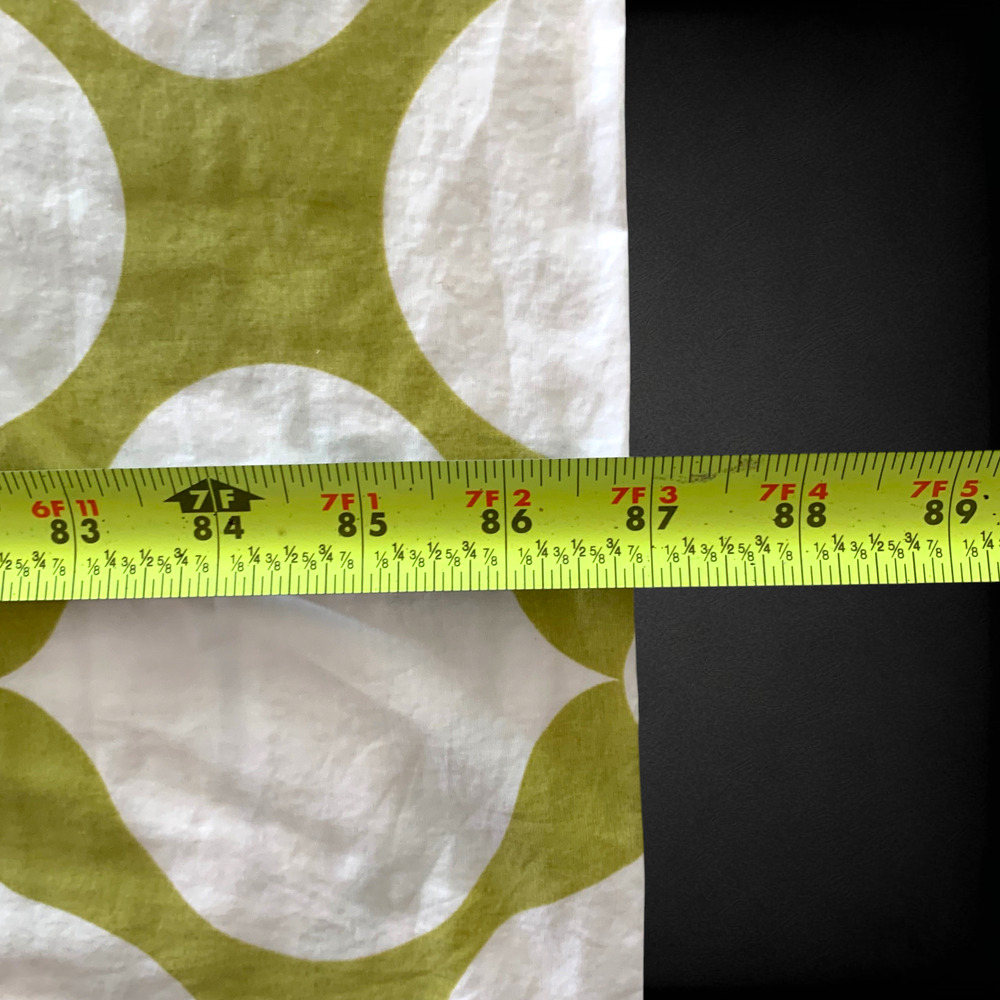 Vtg Y2K Jonathan Adler King Duvet Cover Set 2 Euro Shams Green White Geometric - Picture 7 of 11